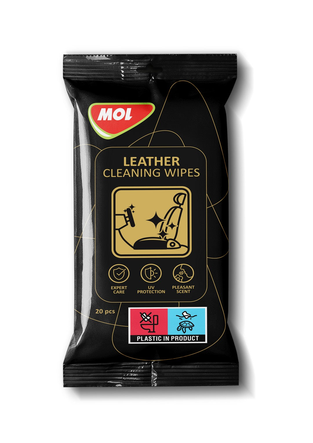 MOL Leather Cleaning Wipes